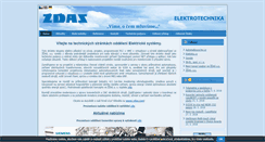 Desktop Screenshot of elektroprojekce.eu